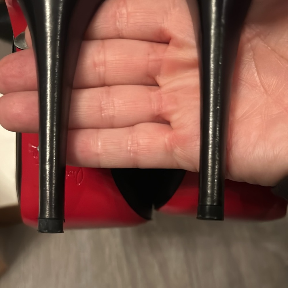 💥PRICE DROP💥Authentic♥️Christian Louboutins🖤EUC Pinched Toe Platform - Picture 5 of 16